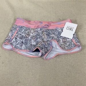 NWT girls Athleta girl shorts with built in underwear